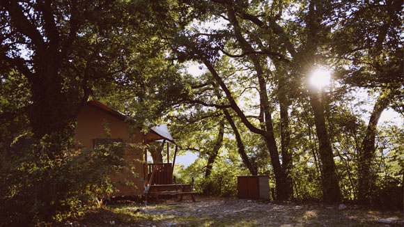 chalet - camping glamping dans la drome